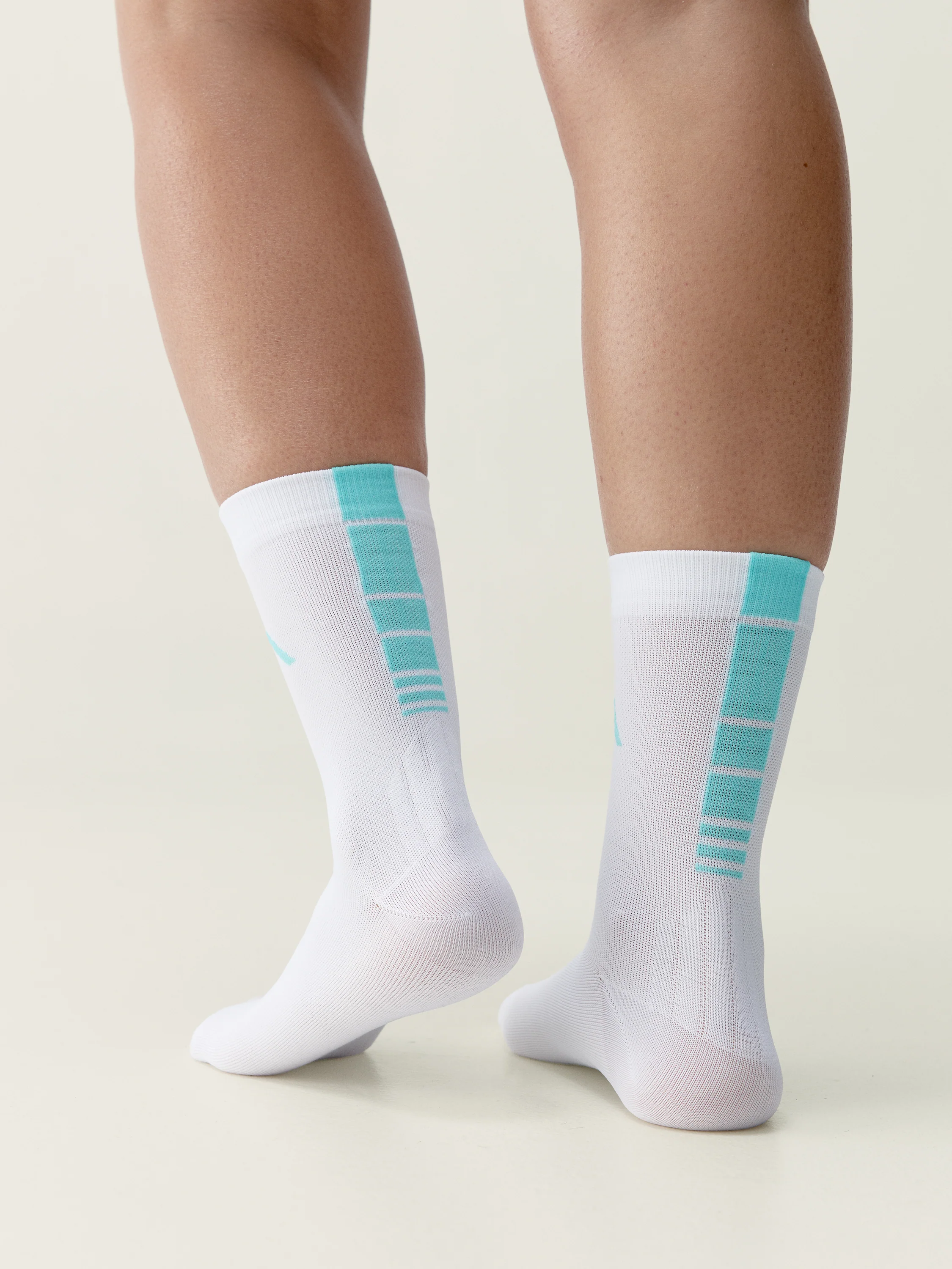 Acari Socks White/Miami Green - Image 2
