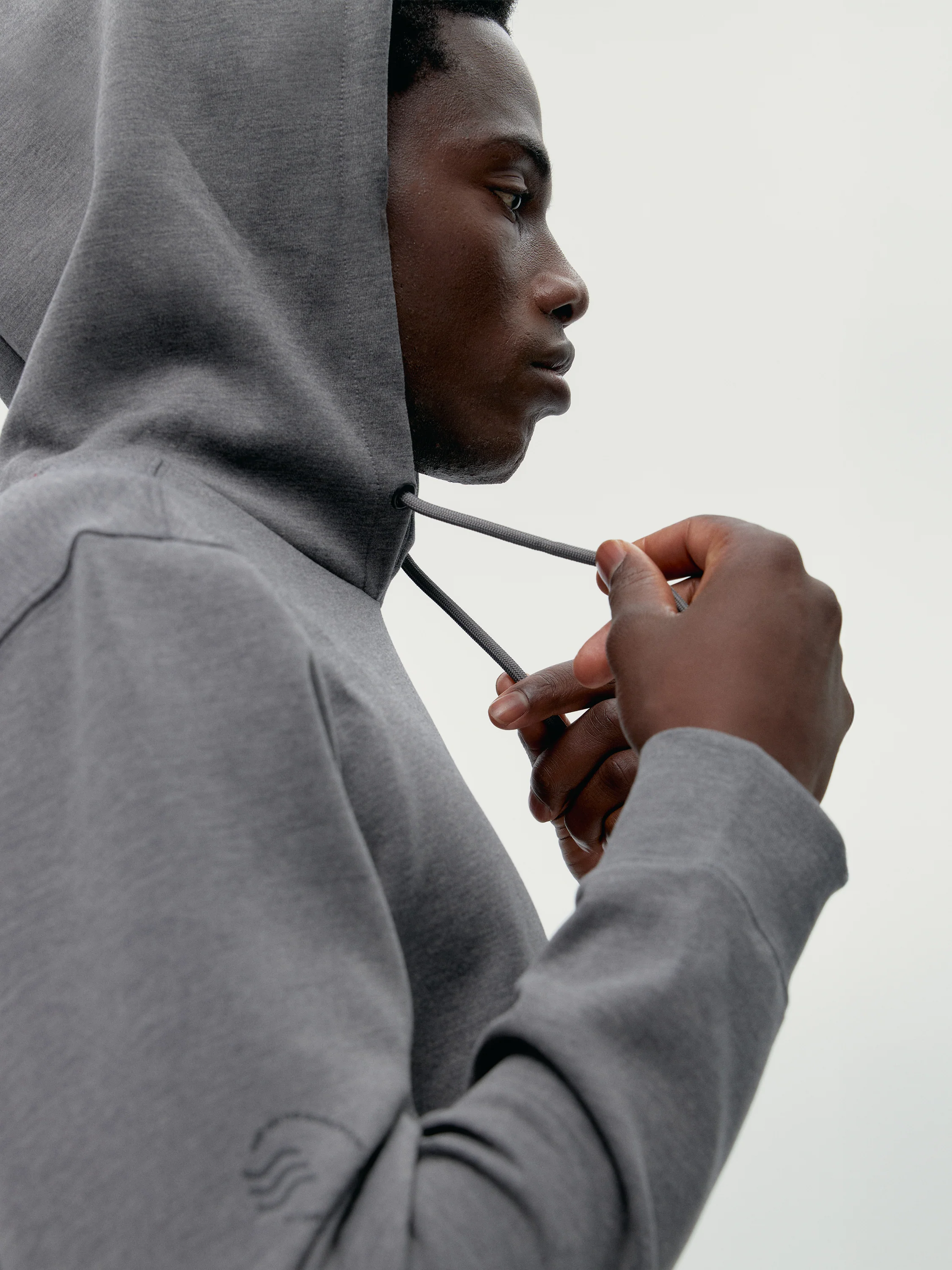 Hoodie Marion Grey Melange