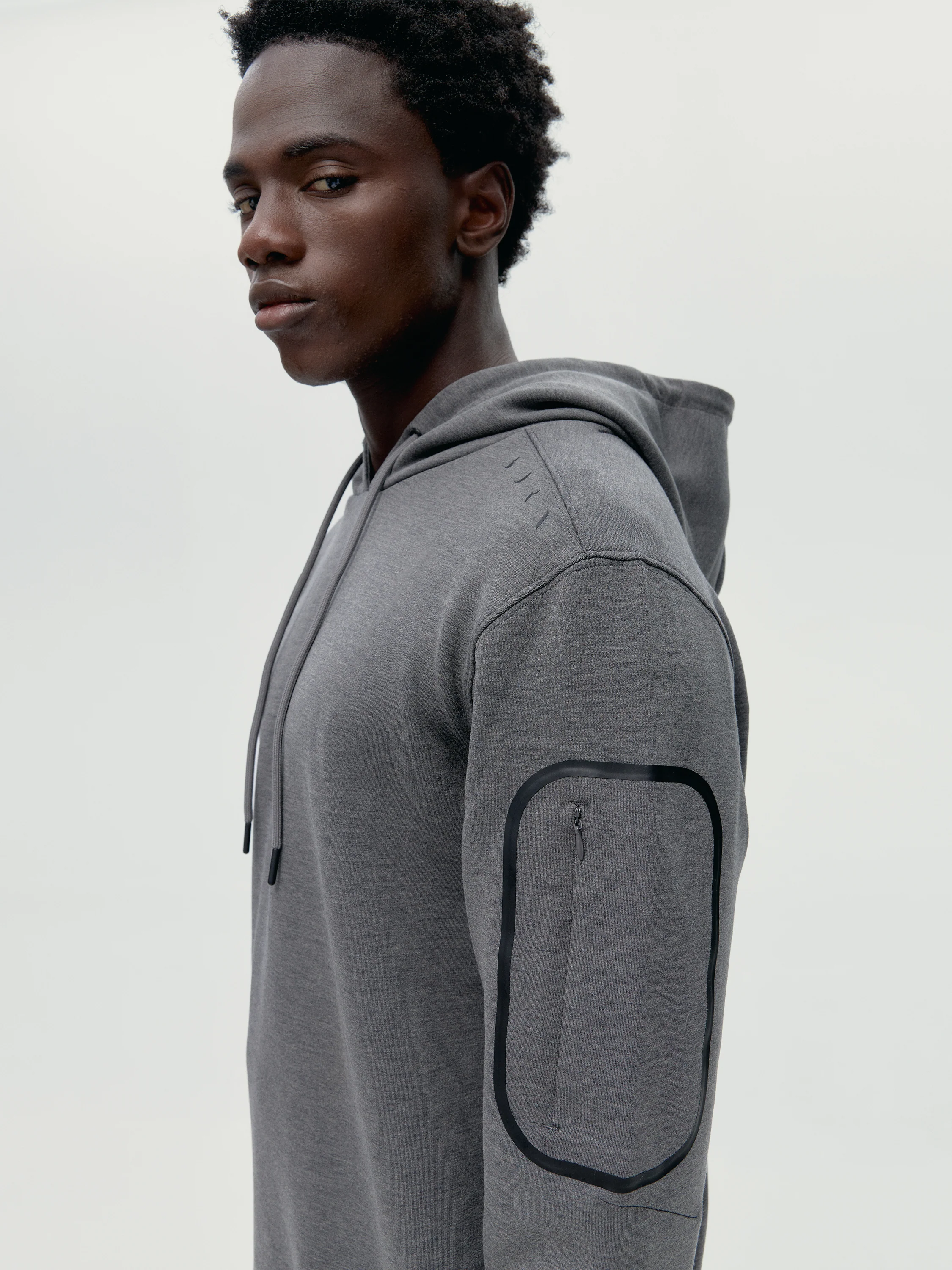 Hoodie Marion Grey Melange - Image 5