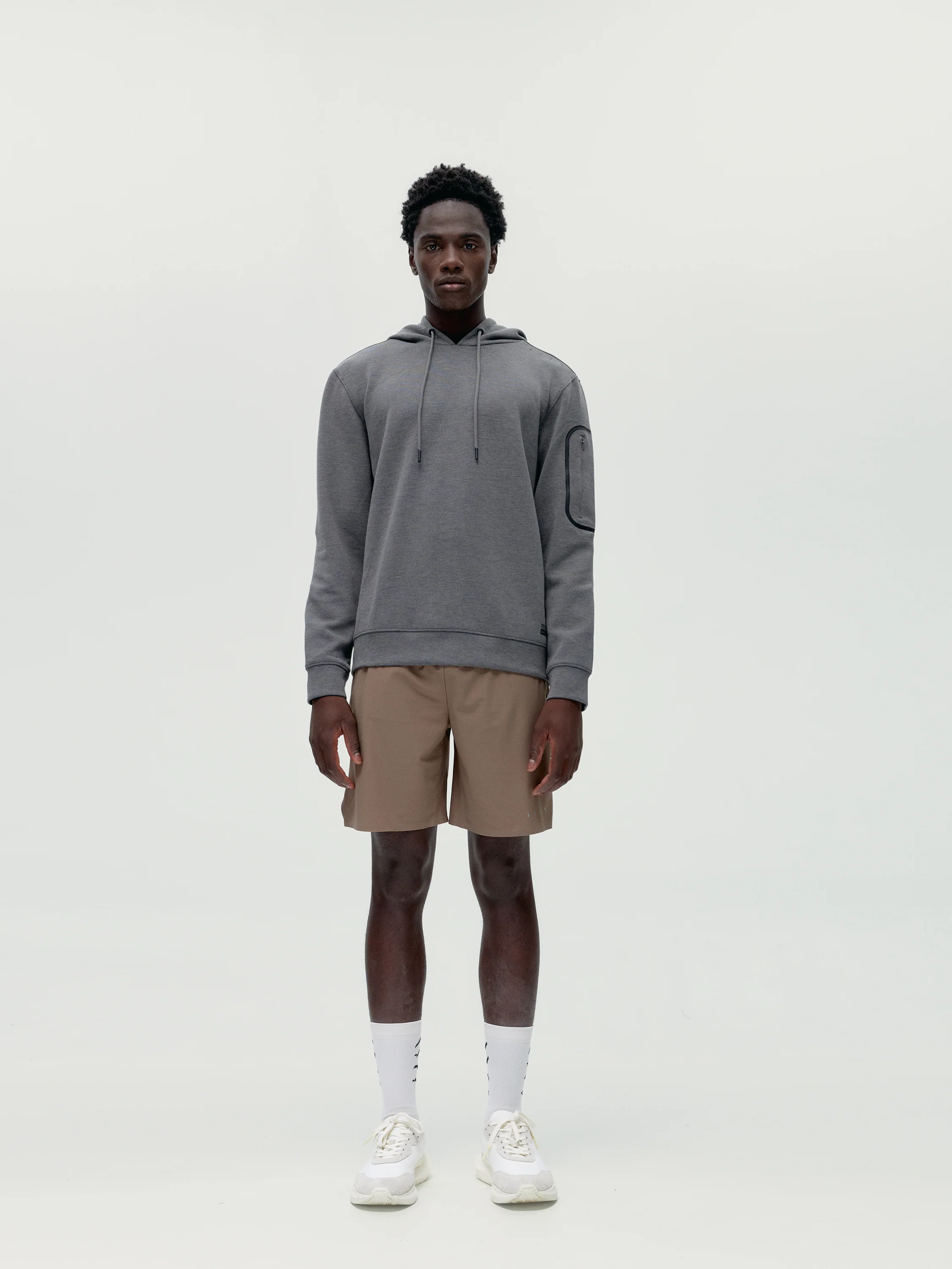 Hoodie Marion Grey Melange - Image 6