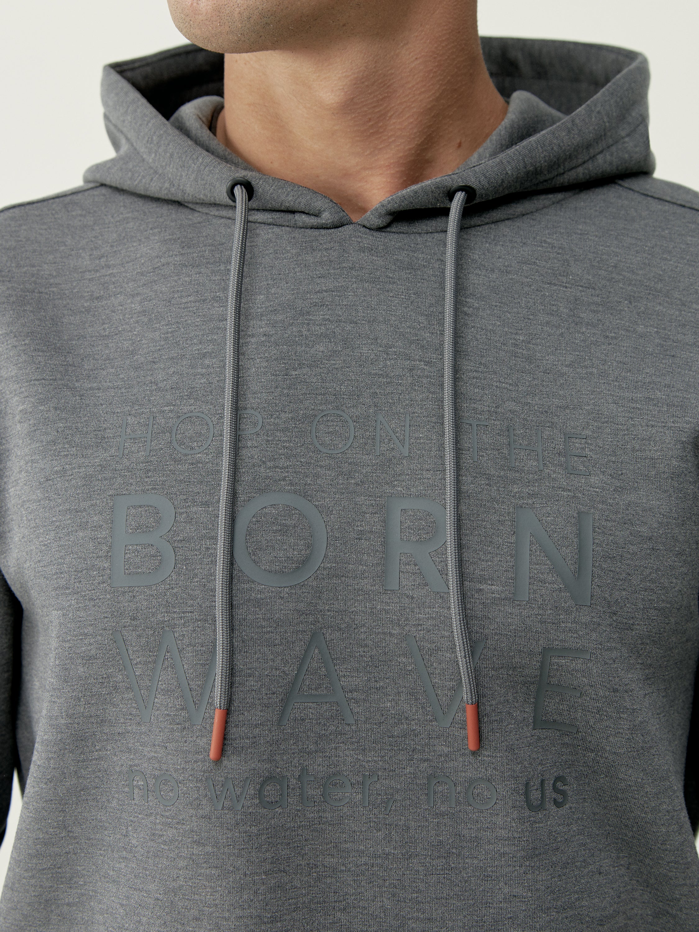 Hoodie Waikato Grey Melange - Image 2