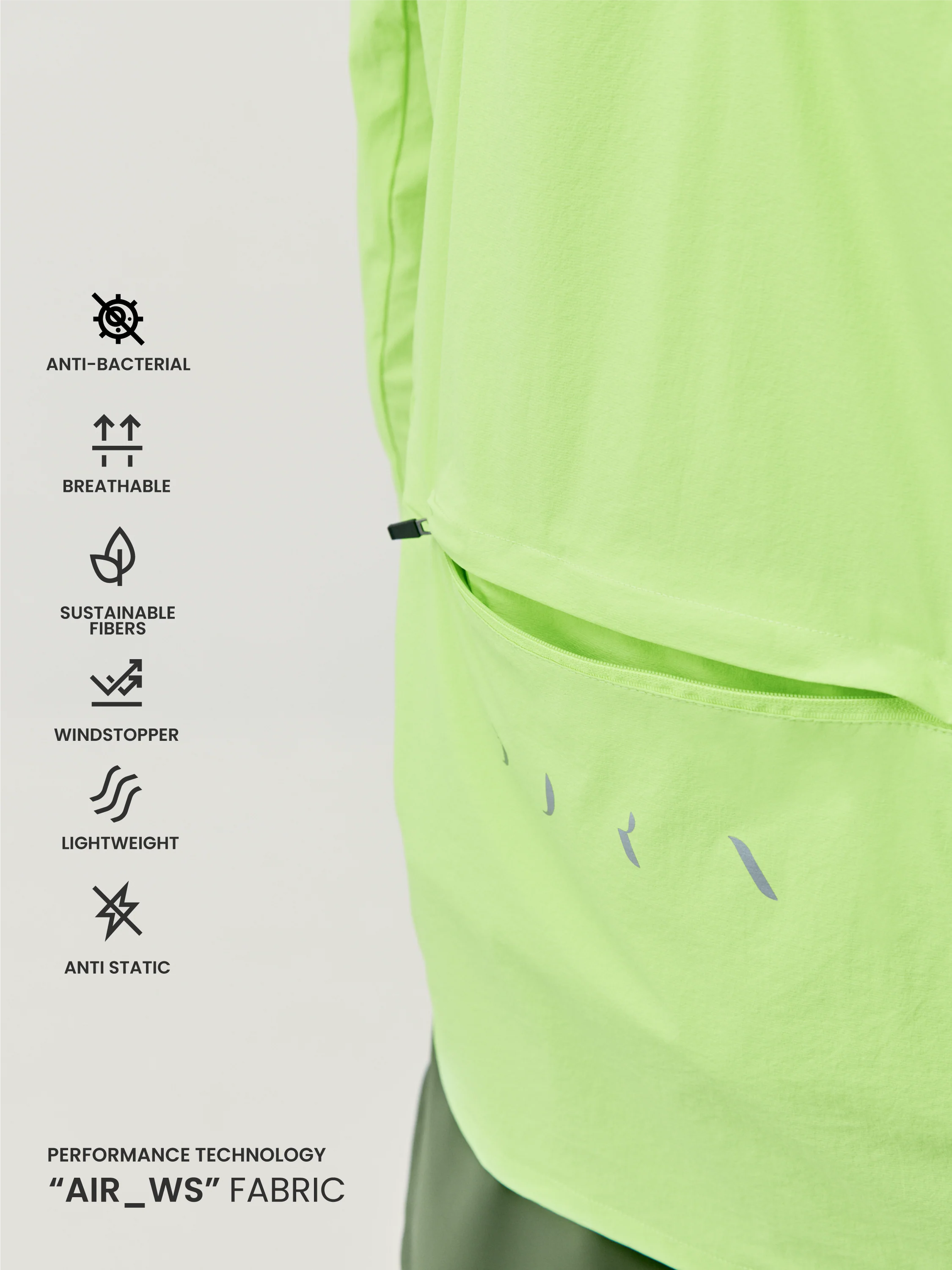 Jacket Nyasa Lime Bright - Image 6