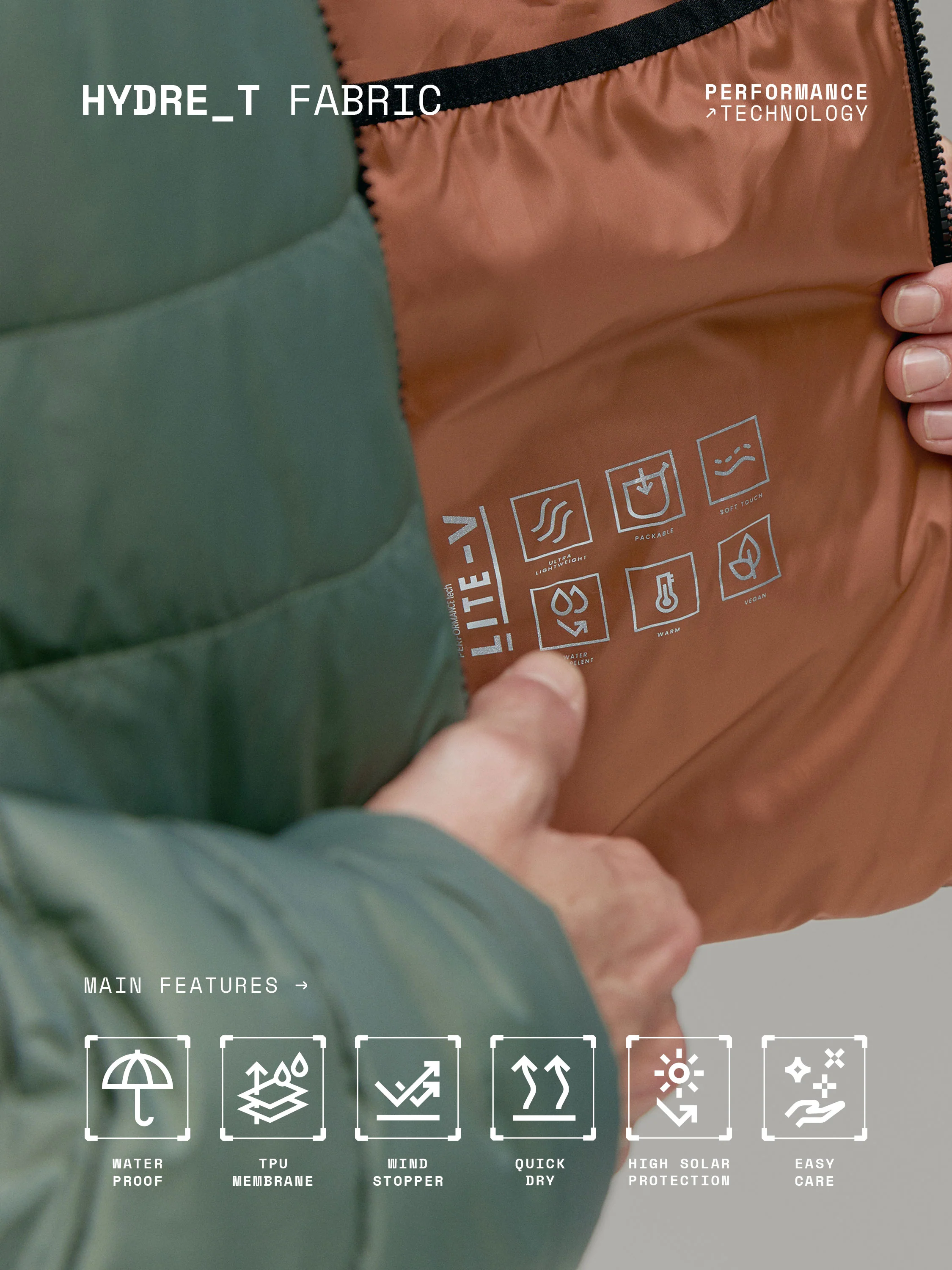 Jacket Thames Hunter/Gingerbread - Image 3