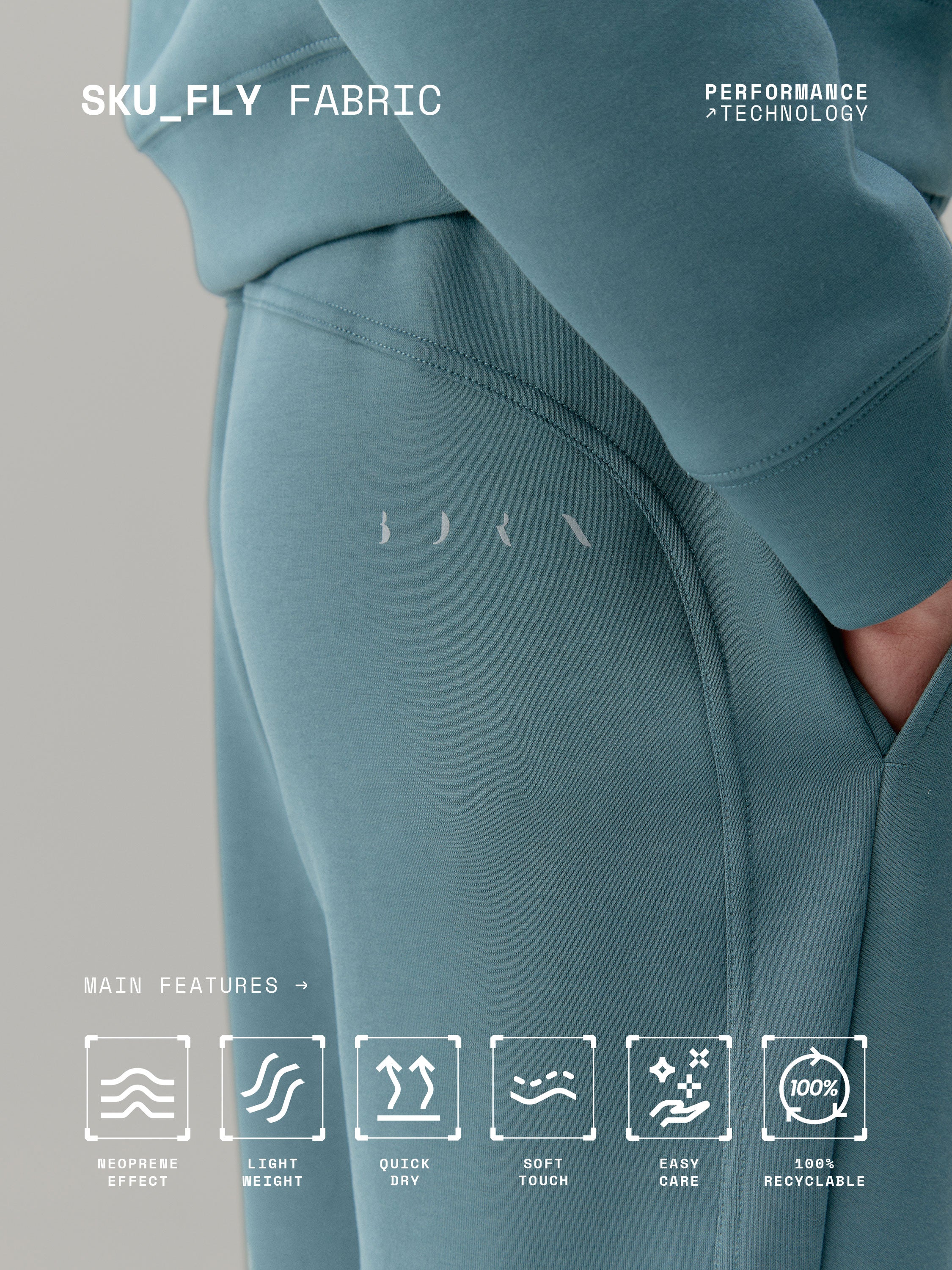 Jogger Ness Grey Green - Image 3