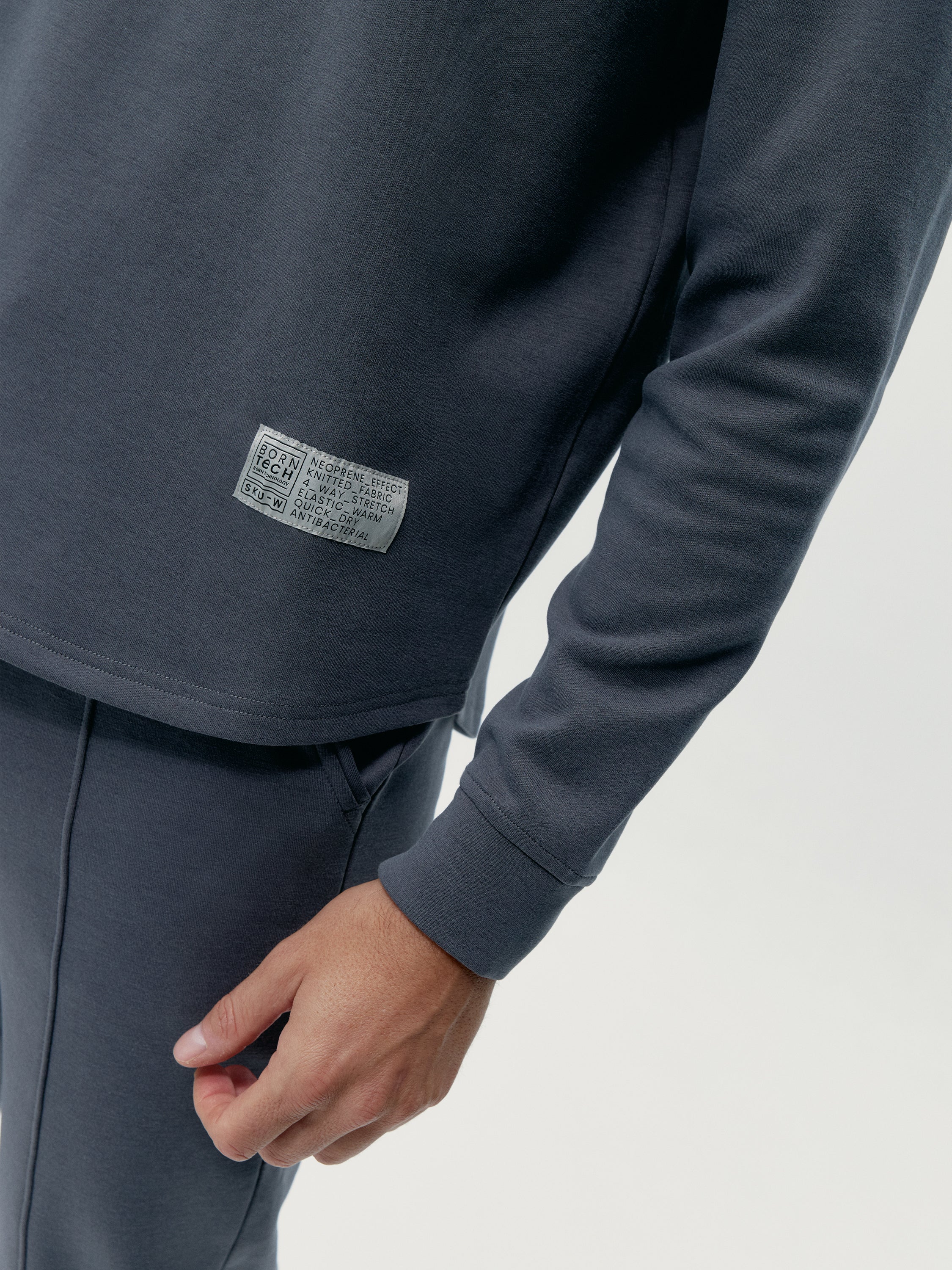 Sweatshirt Erie Grey Melange - Image 4